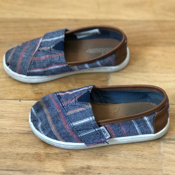 TOMS denim striped shoes - Picture 2 of 3